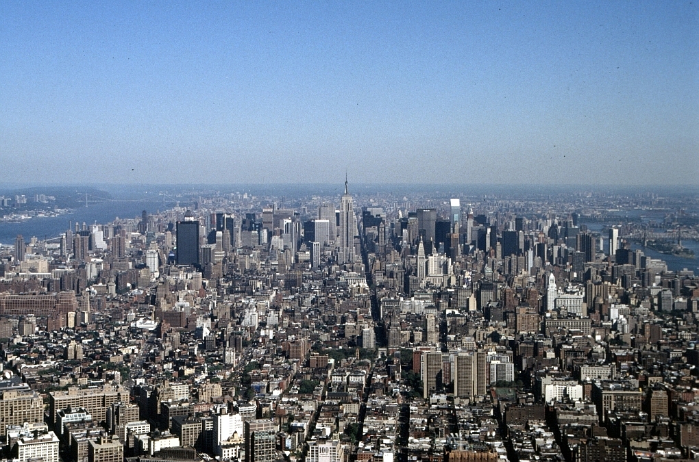 Manhattan vom Empire State Building